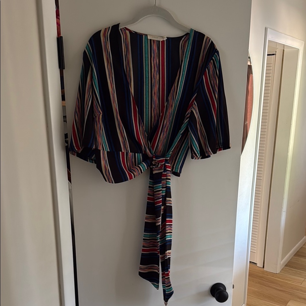 Lush Front Boxy Blouse